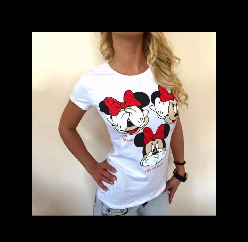 Fashion Camiseta minnie 🙈🙉🙊