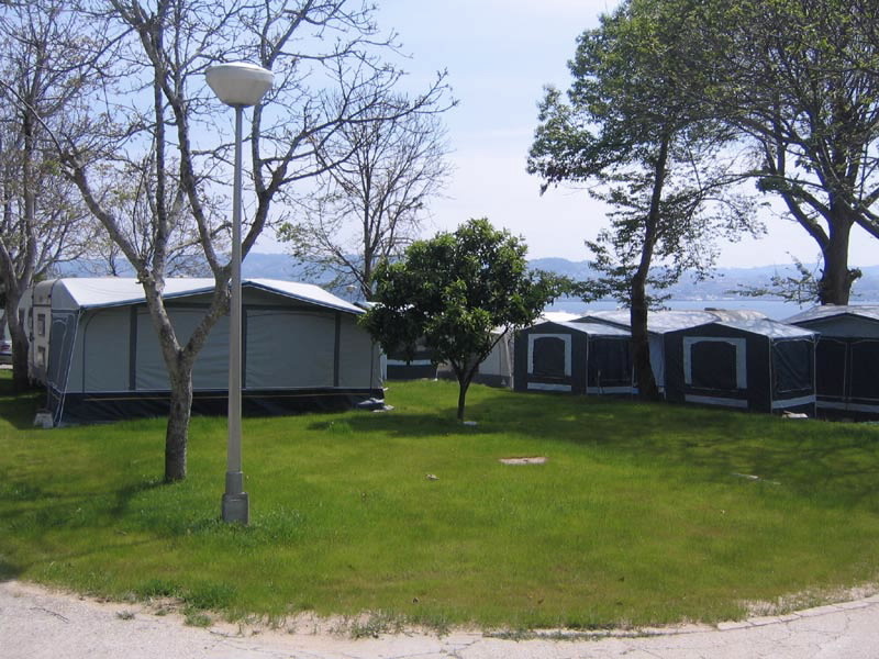 Lugar Camping Tirán en Moaña Pontevedra