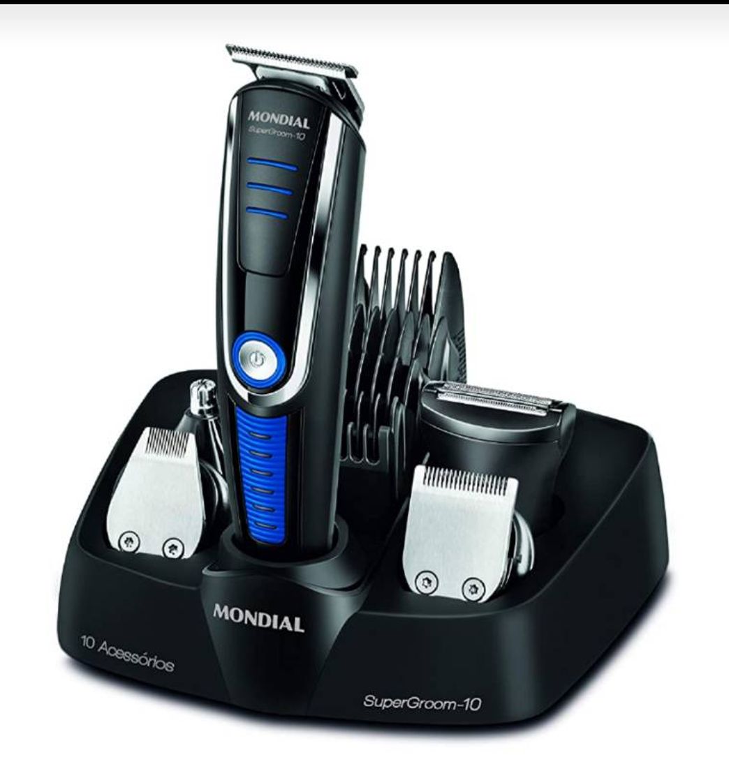 Social Aparador de Pelos Super Groom 10 Bivolt, Mondial, BG-03, Pre