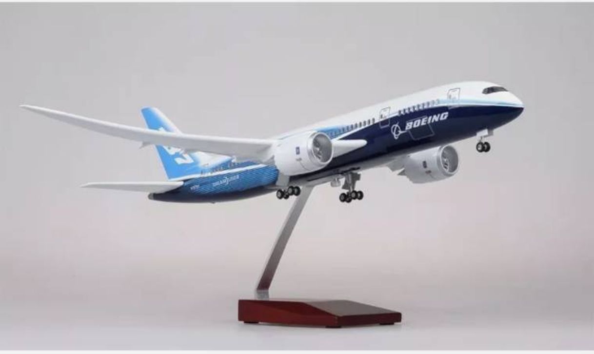 Fashion 43CM 1:130 Dream Liner Boeing 787 Avião De Passageiros Trem 