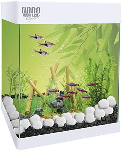 Aqualed Acuario Pequeño con Led Nano 20L/30L