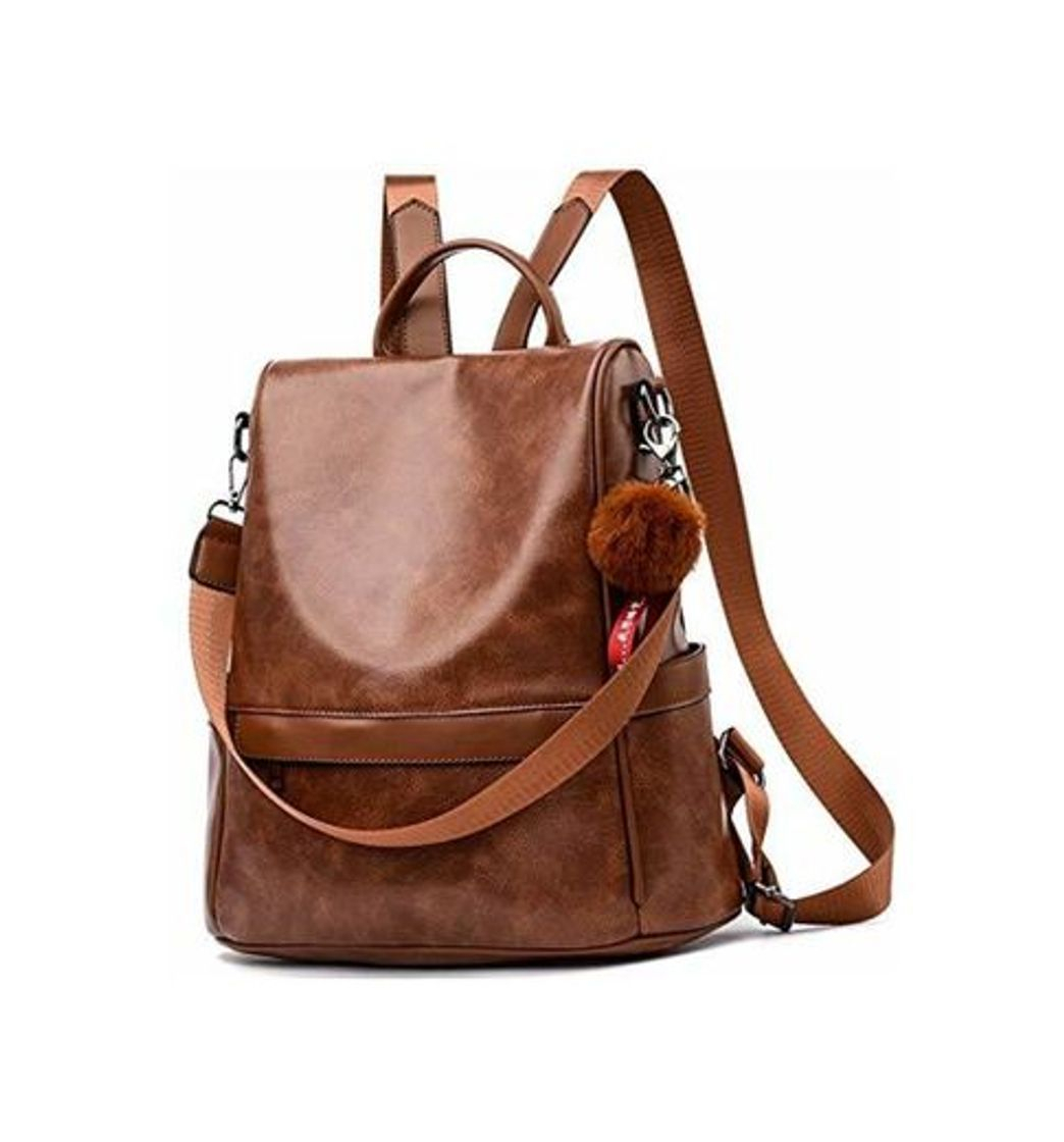 Social Anti-robo Mujer Mochila de Cuero de pu mochila de Bolsa de mano