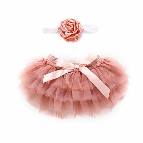 Producto Puseky Baby Girls Ruffle Tutu Vestido de falda Bragas Trajes de diadema