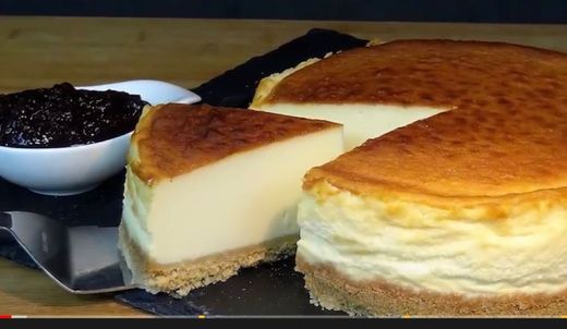 Tarta de queso New York cheesecake, con trucos para que te ...
