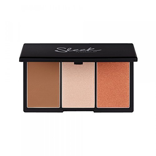 Beauty Maquillaje Elegante Cara Contorno y Blush Palette forma justa 20g, Paquete 1er