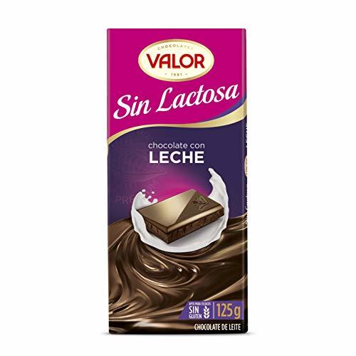 Producto VALOR chocolate con leche sin lactosa tableta 125 gr