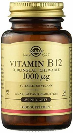 Solgar Comprimidos Masticables Sublinguales Vitamina B 12 1.000 mcg