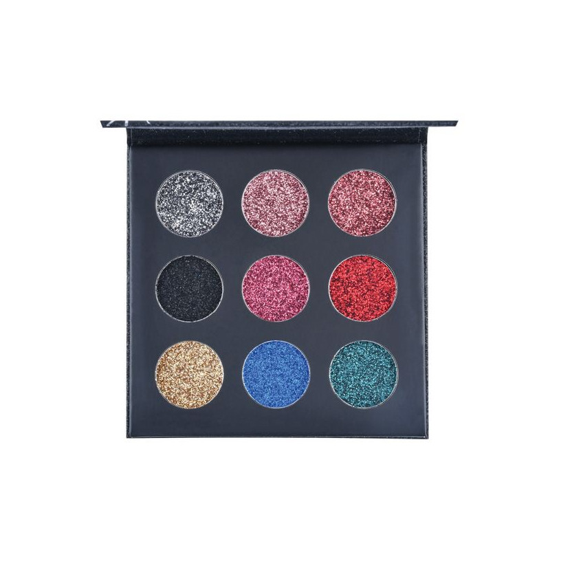 Product Paleta De Sombra Shine Glitter Black