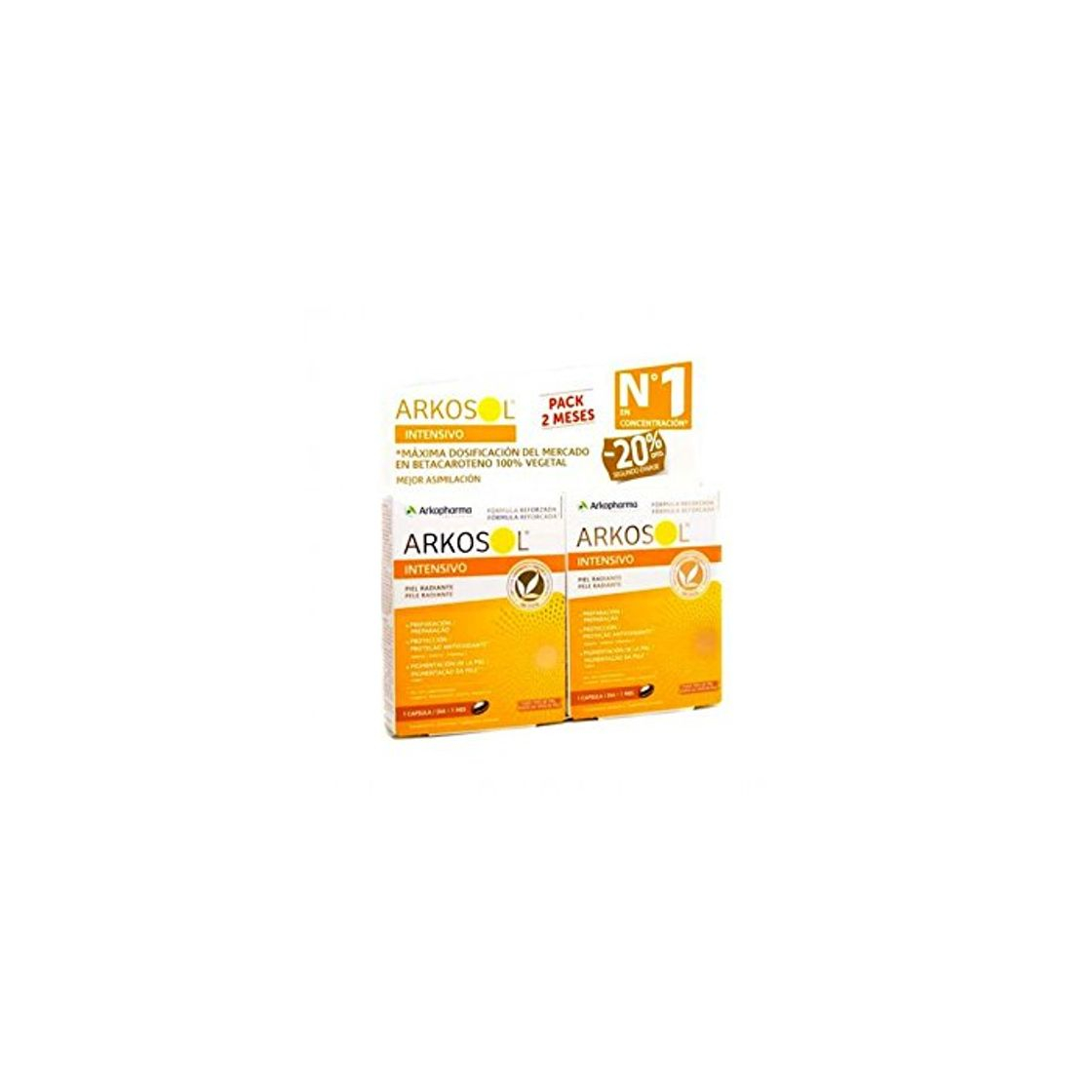 Product ARKOSOL INTENSIVO PIEL RADIANTE 60 CAPSULAS