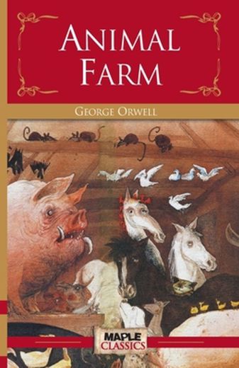 Animal Farm: by george orwell paperback book frm faem fsrm animsl darm  farmm