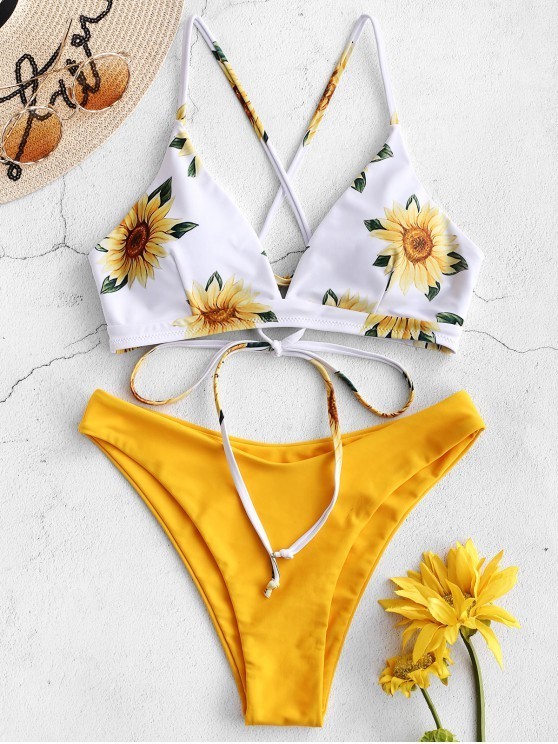 Social Zaful sunflower criss cross 