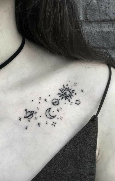 Moda tatto minimalistic 