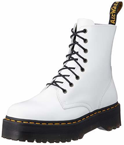 Social DR MARTENS Jadon, Zapatos de Escalada para Mujer, Blanco
