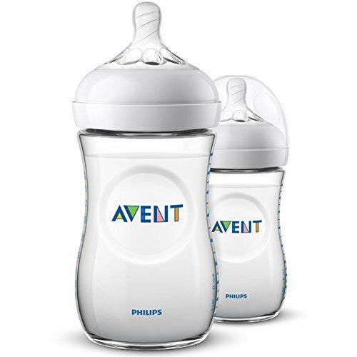 Philips Avent Biberón Natural SCF033/27 - Pack de dos biberones de 260