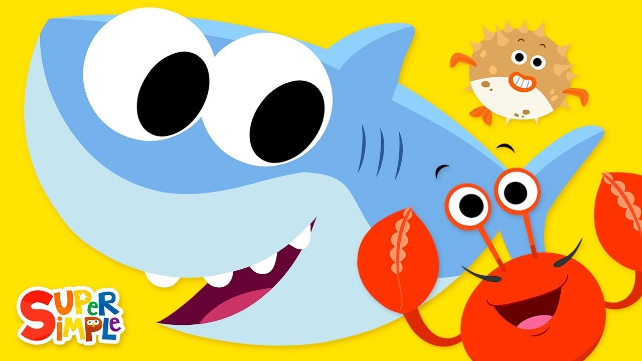 Moda Baby Shark - featuring Finny The Shark | + More Kids Songs | Super ...