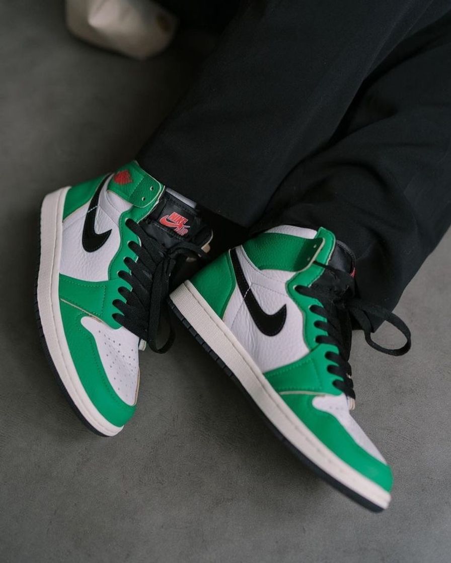 Moda Air Jordan 1 High Lucky Green