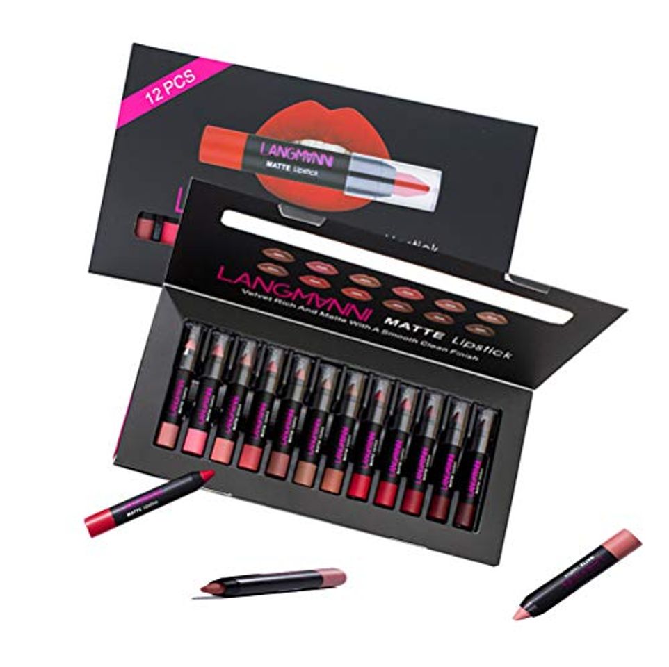 Product Set de 12 colores de barra de labios mate