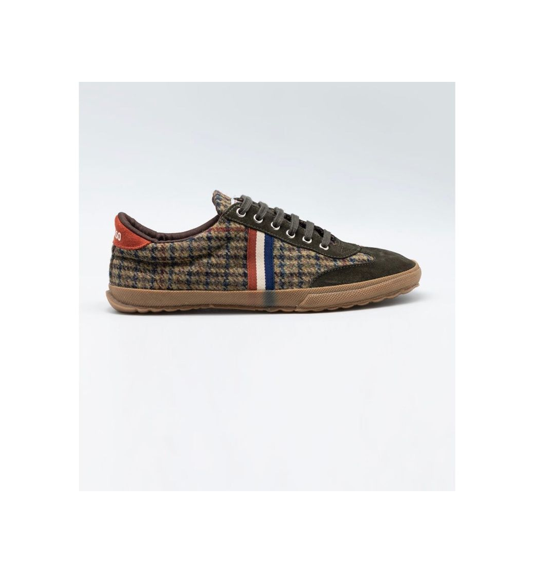 Social Match houndstooth gum sole ribbon