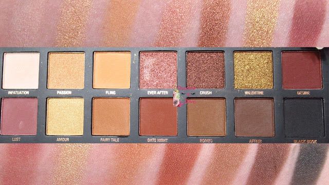 Products W7 Romanced paleta de sombras 