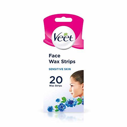 Productos Veet Face Wax Strips para pieles sensibles