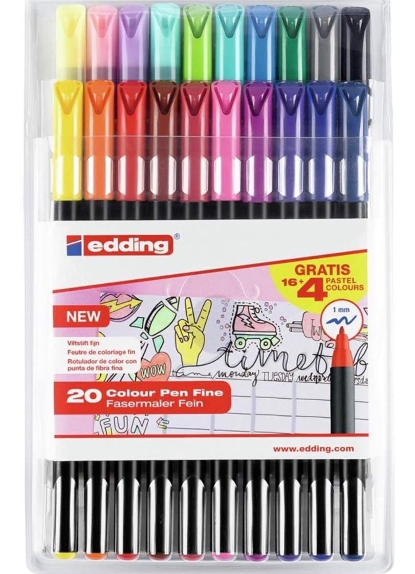 Social Pack colores Edding