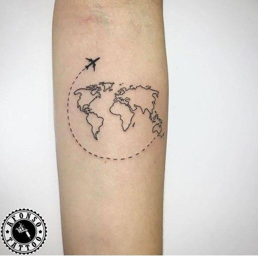tatuagem mundo