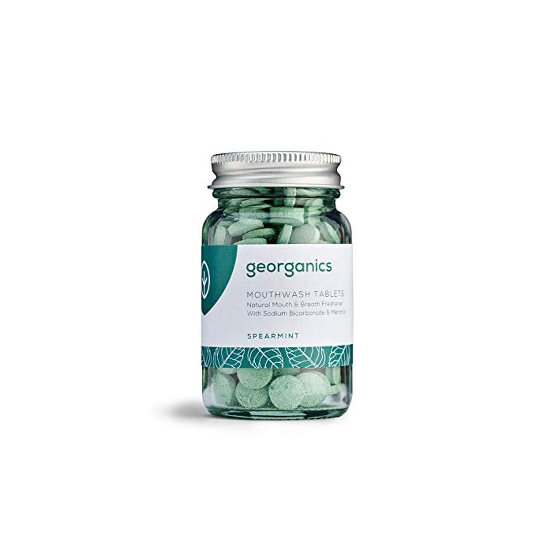 Social GEORGANICS - TABLETAS DE ENJUAGUE BUCAL HIERBABUENA