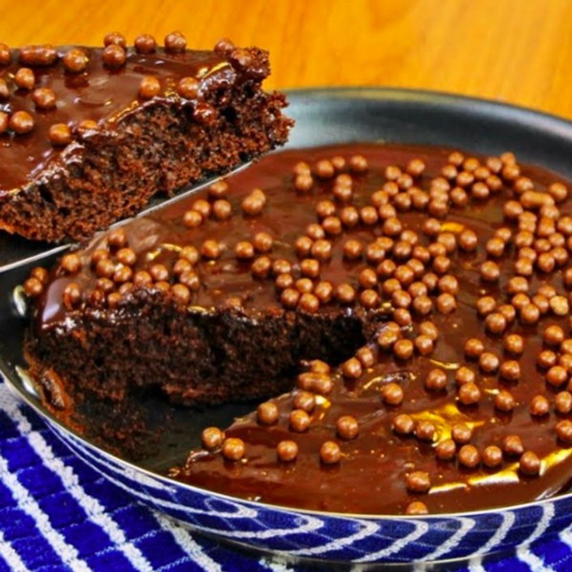 Social Bolo de chocolate de frigideira 