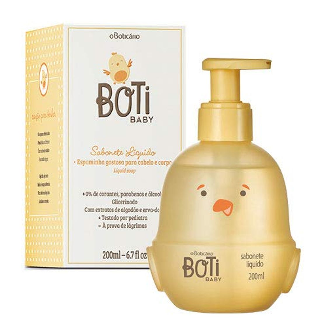 Moda Boti Baby Sabonete Líquido Cabelo e Corpo 200ml 