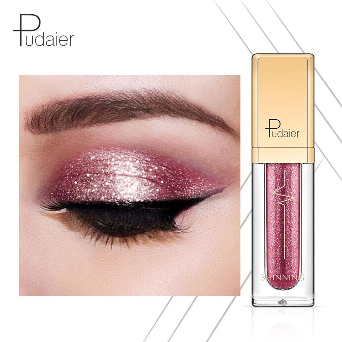 Fashion PUDAIER® GLITTER & GLOW LIQUID EYESHADOW

