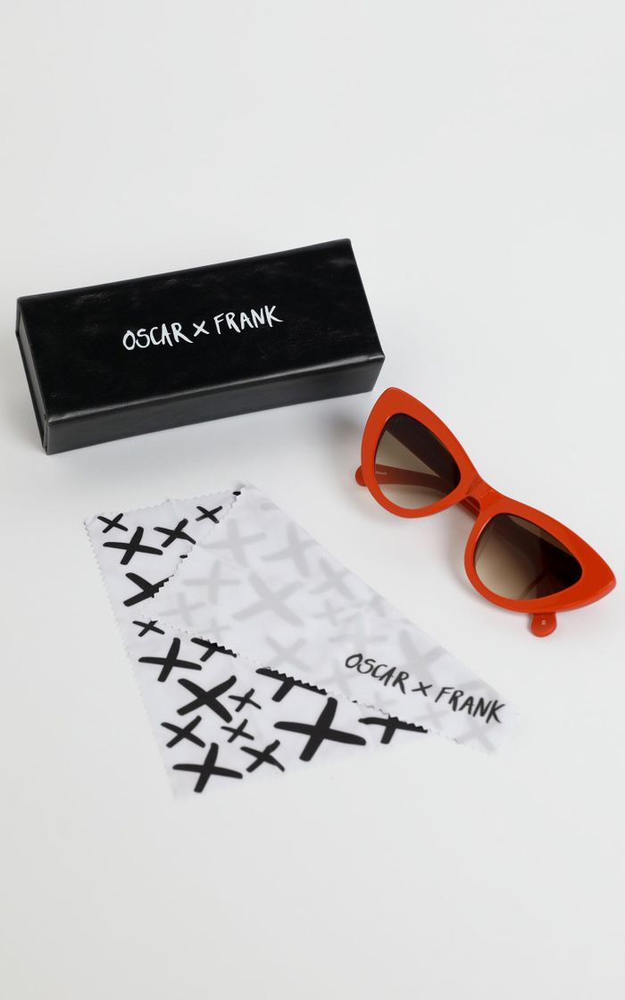 Moda Oscar & Frank - The Duomo Sunglasses in Burnt Orange | Showpo