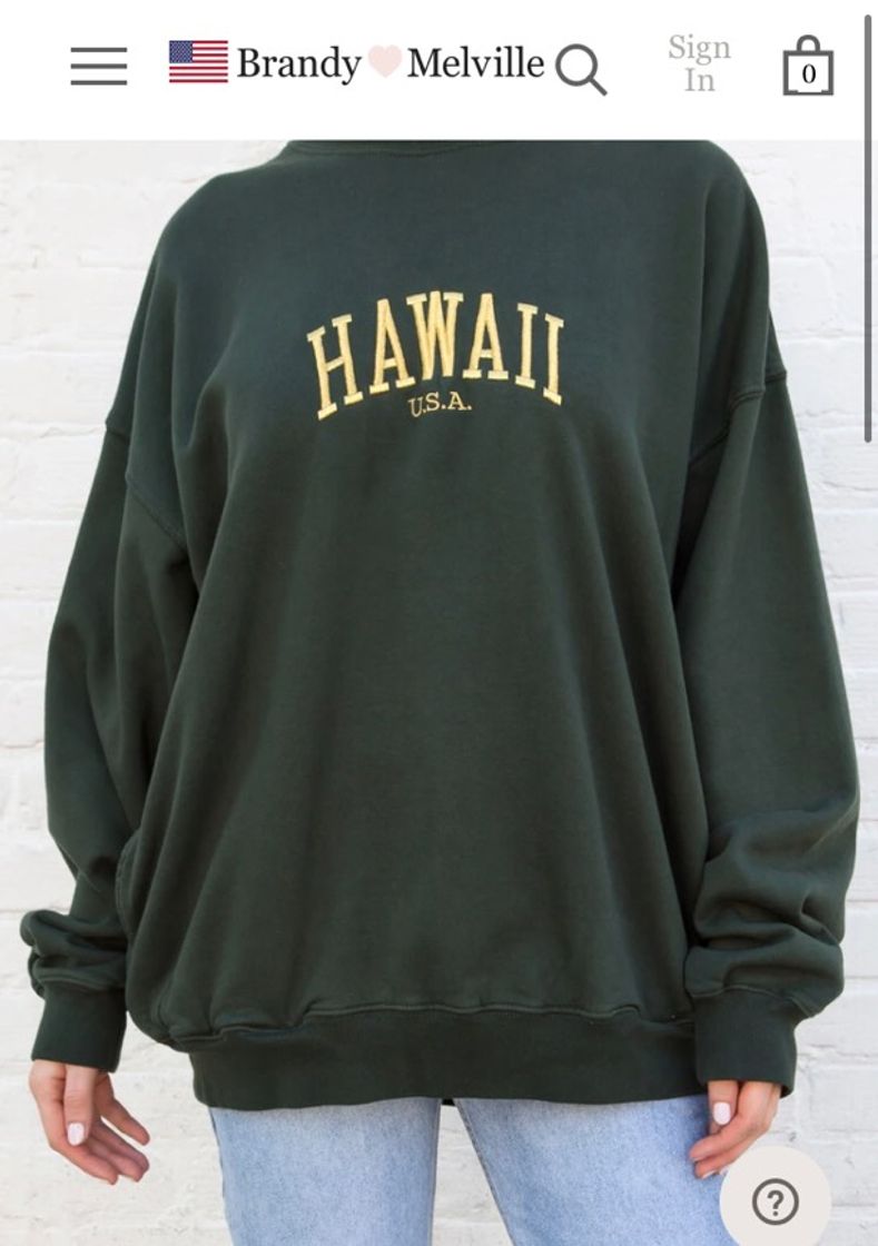 Fashion Sudadera Hawaii Brandy Melville