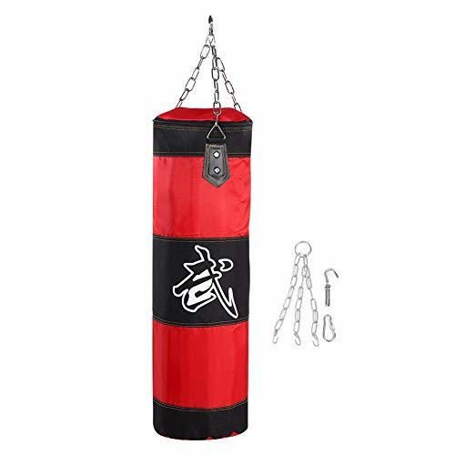 Alomejor Saco de Boxeo Saco de Boxeo Resistente con Cadenas para el