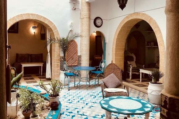 Lugares Riad Lalla Zina Essaouira 9 chambres 18 pers, vue mer à 360°