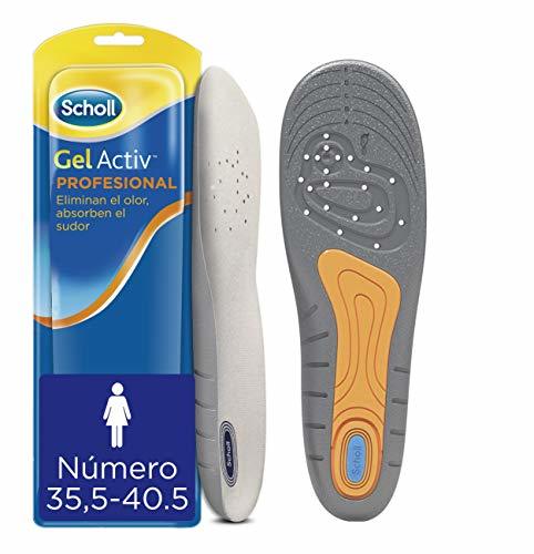 Beauty Scholl Plantillas Gel Activ Profesional para mujer, para calzado trabajo, absorción de