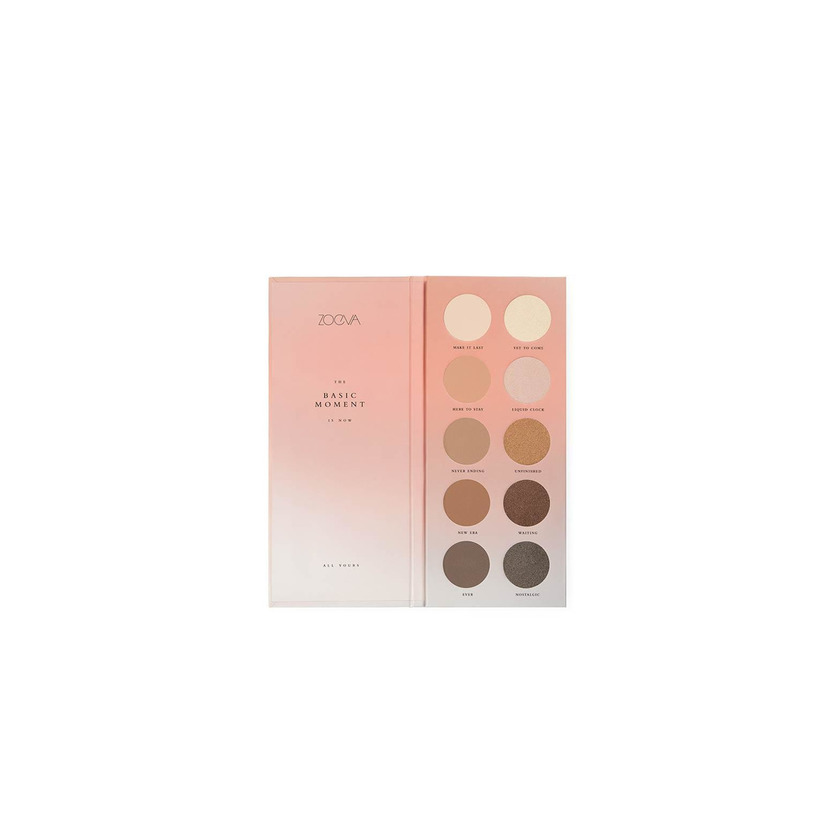 Producto Zoeva the basic moment eyeshadow palette