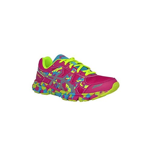 Asics - Zapatillas de running para mujer rosa HOT PINK/SILVER/BLUE ATOLL 17.5