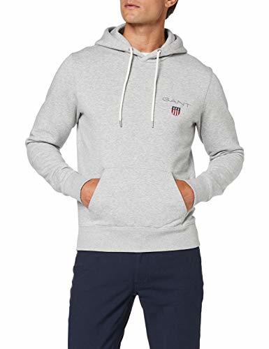 GANT D1. Medium Shield Hoodie Capucha, Gris