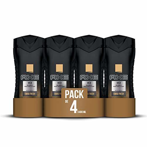 Place Axe Gel Gold - 4 Paquetes de 400 ml - Total