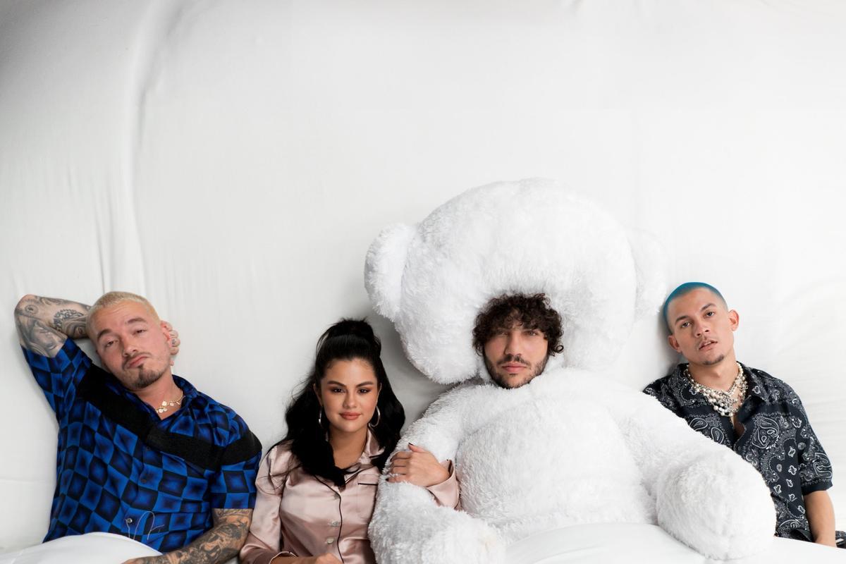 Canción Selena G., Benny Blanco, Taiyn, J. Balvin-I can't get enough