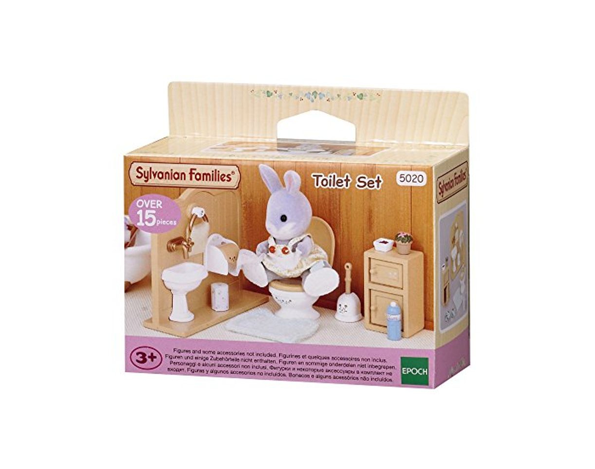 Producto Sylvanian Families- Toilet Set Mini muñecas y Accesorios, Multicolor