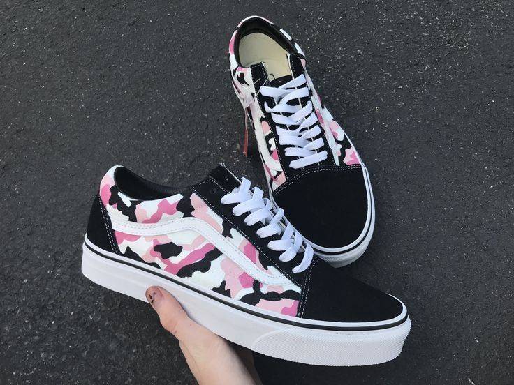 Social Pink Camo Vans