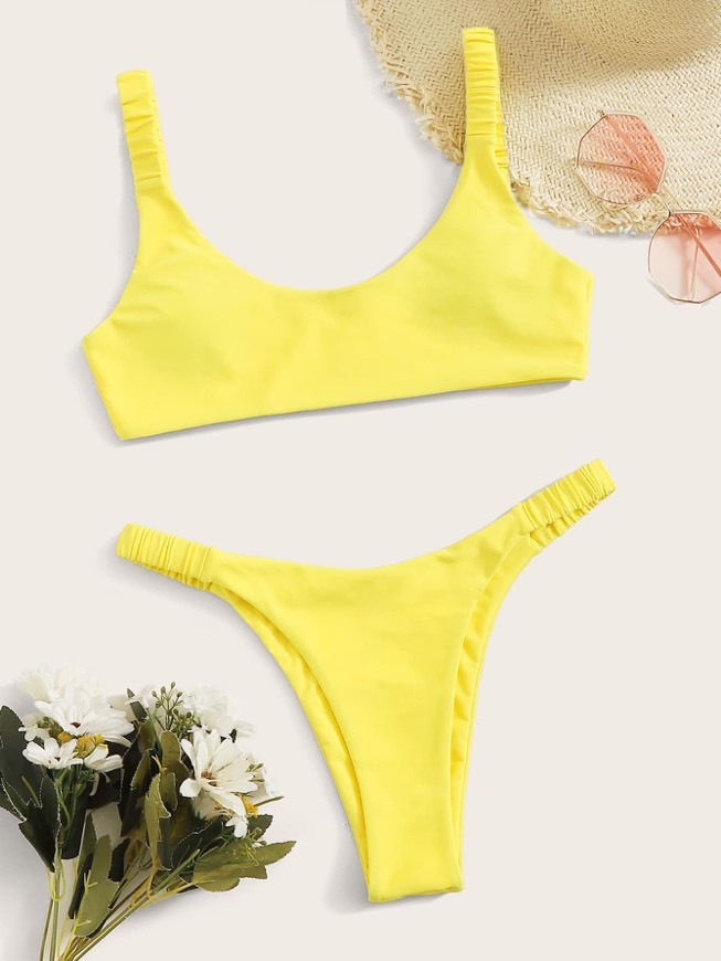 Moda Bikini amarillo