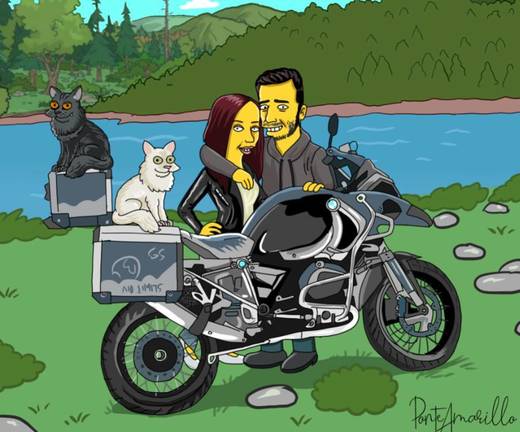 Retrato Simpsons personalizado 