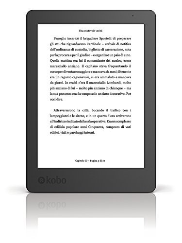 Electrónica Kobo Aura  N236-KU-BK-K-EP - E-Reader de 6'', 2da Edicion