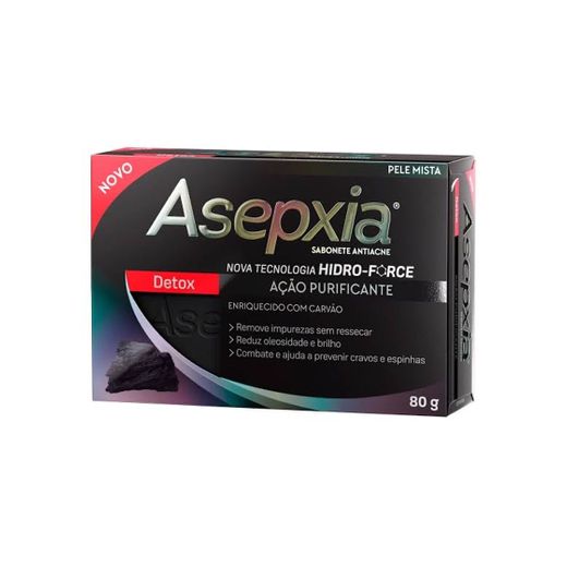 sabonete asepxia detox ação purificante 
