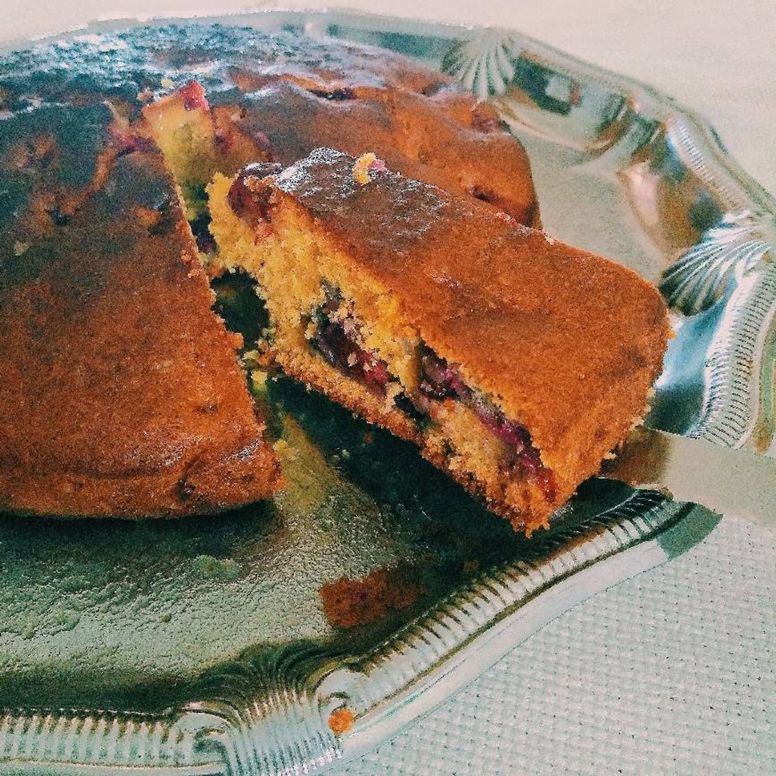 Fashion Blueberry and Lemon Cake