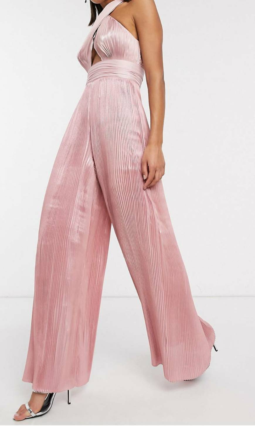 Producto ASOS EDITION pleat halter jumpsuit