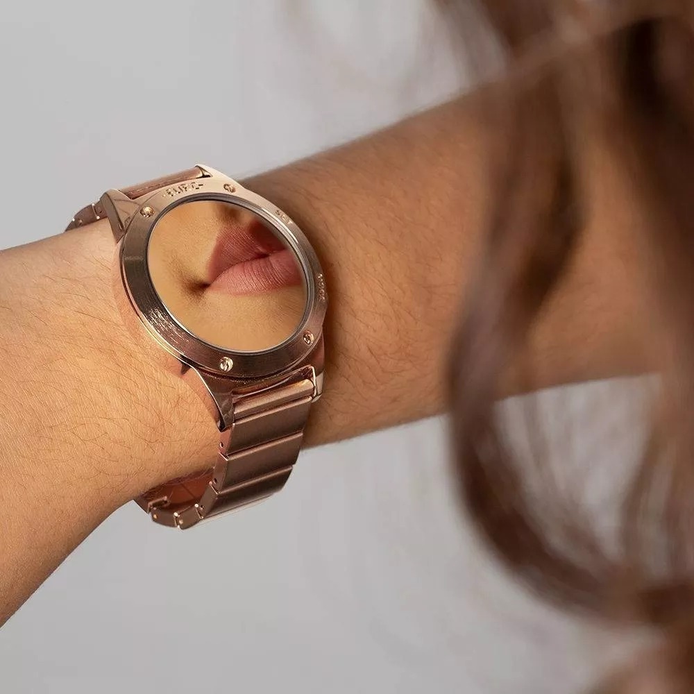 Social Relógio Euro Feminino Fashion Fit Reflexos Rosé Eujhs31Bac/4