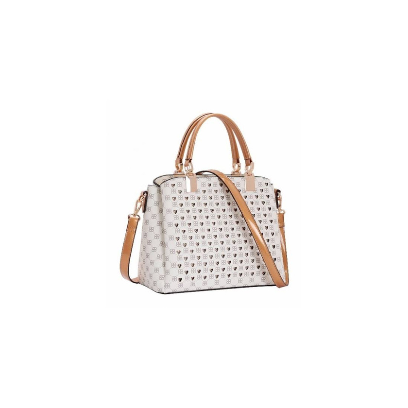 Producto Bolsa Chenson Monograma Com Cristais Off White